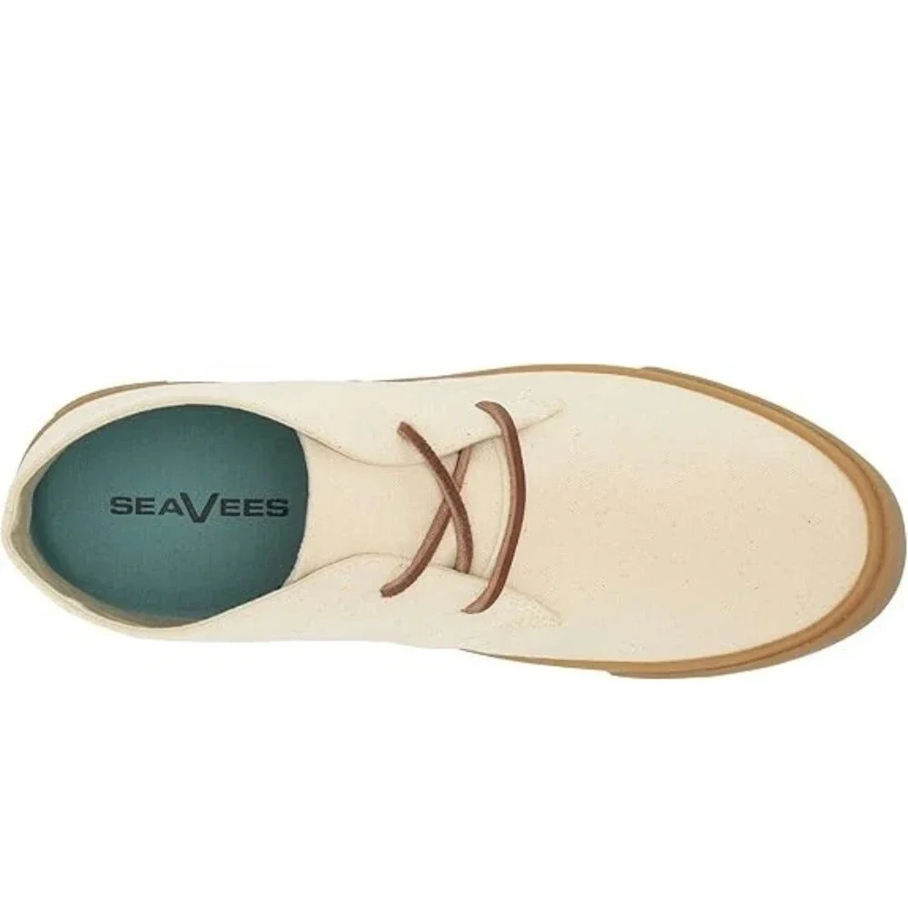 SeaVees Maslon M122A23CMD Desert Boots Men's 8.5 Natural Round Toe Ankle GAL483